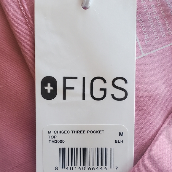 FIGS Chalk Pink Chisec (M) - Picture 5 of 6